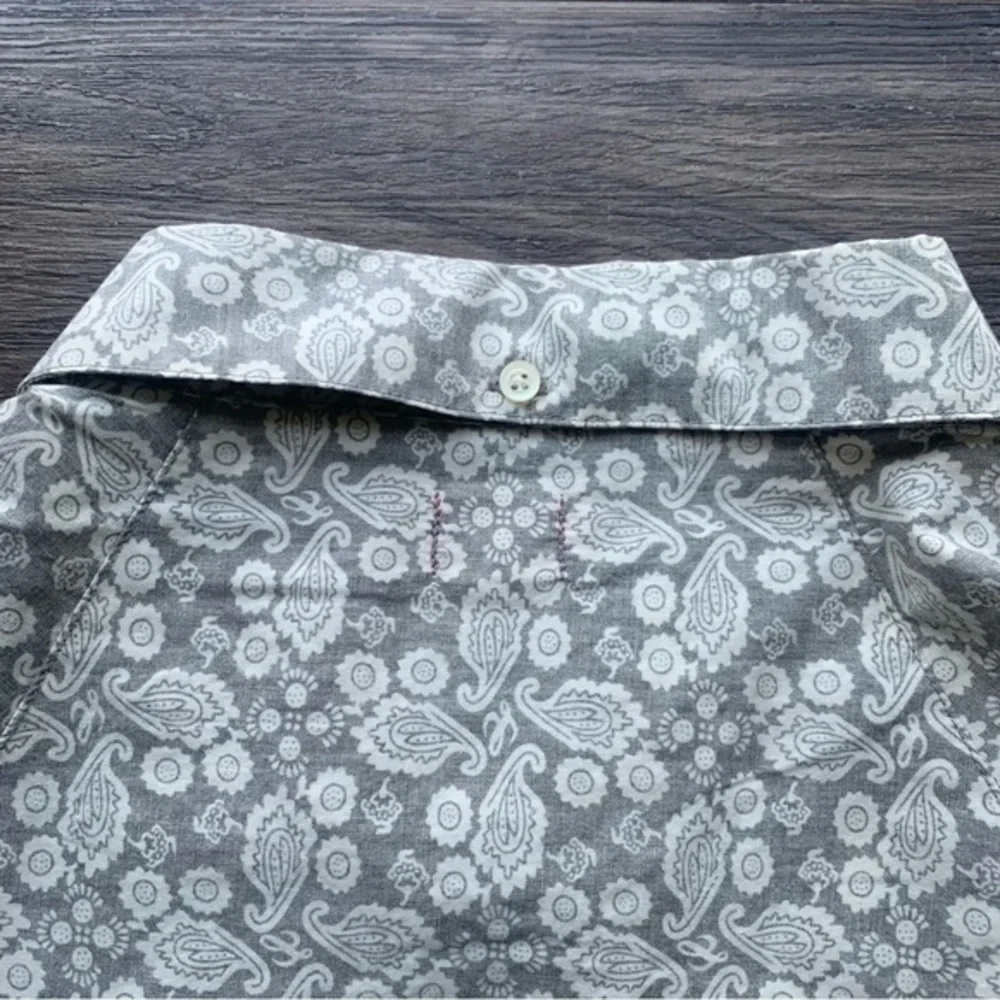 Men's Levi's Paisley Patterned Casual Button Down Collared Shirt